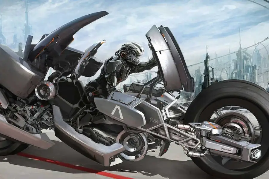 Неономад на железном коне из Будущего